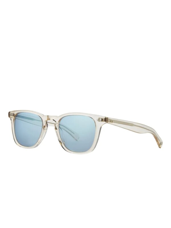 Garrett Leight Brooks x Sun zonnebril met vierkant montuur - Bruin