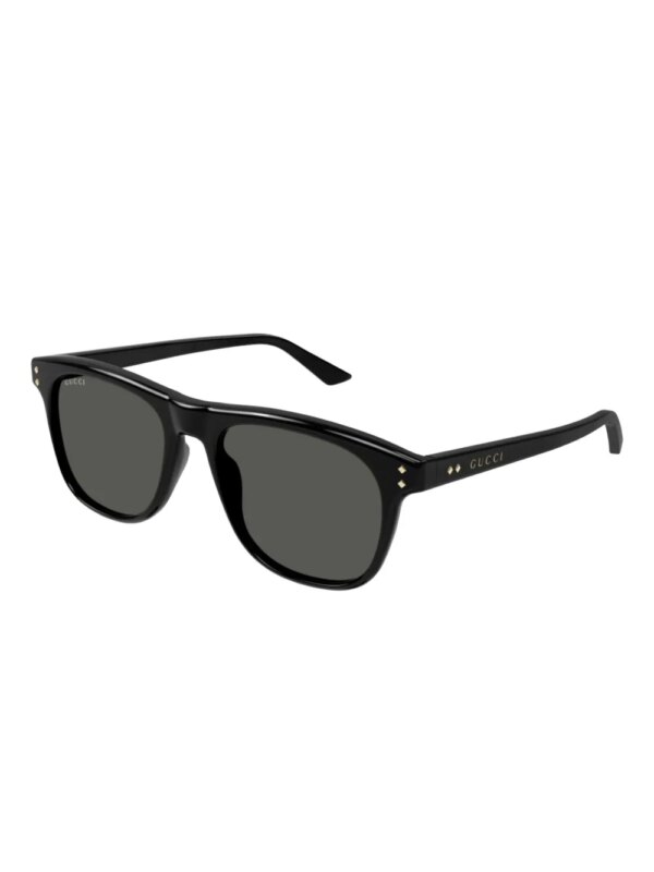 Gucci Eyewear Zonnebril met vierkant montuur - Zwart