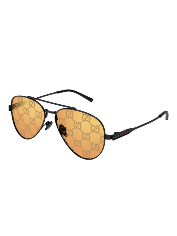 Gucci Eyewear Zonnebril met piloten montuur - Zwart