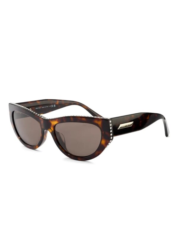 Jimmy Choo Eyewear Vale zonnebril - Bruin