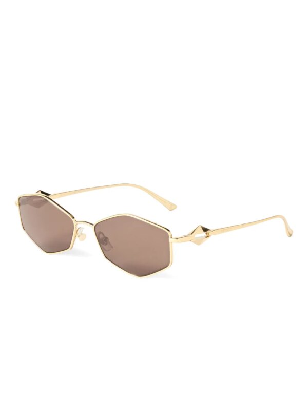 Jimmy Choo Eyewear Zoey zonnebril - Goud