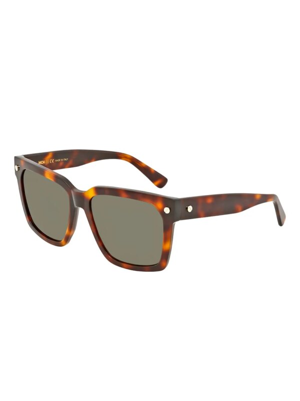 MCM Zonnebril met schildpadschild-design - Bruin