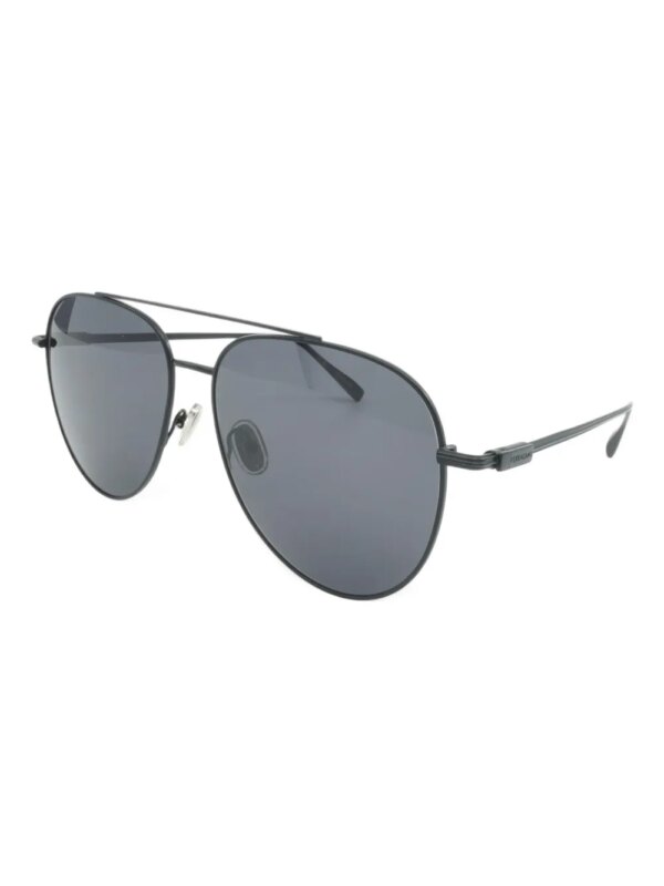 Ferragamo Eyewear Zonnebril met piloten montuur - Zwart