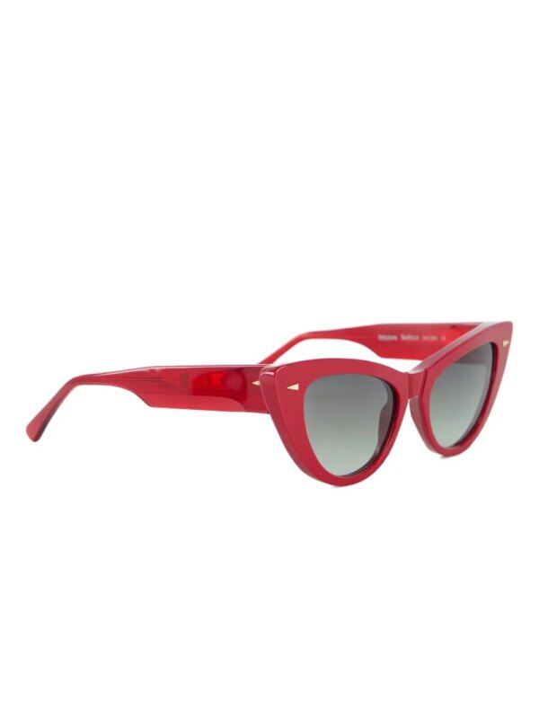 Ahlem x RED Babylon zonnebril met cat-eye montuur - Rood