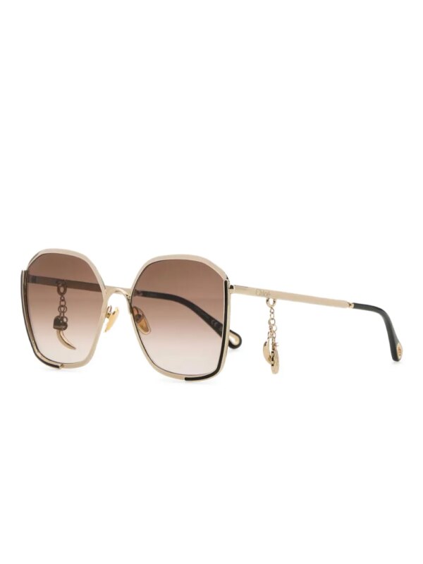 Chloé Eyewear Charms zonnebril - Goud