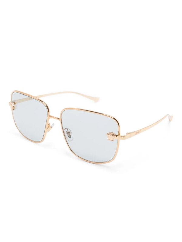 Versace Eyewear Zonnebril met vierkant montuur - Goud