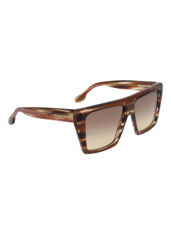 Victoria Beckham Eyewear Zonnebril met vierkant montuur - Bruin