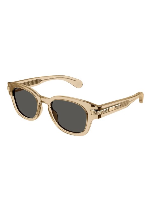 Gucci Eyewear "Beige" zonnebril met vierkant montuur