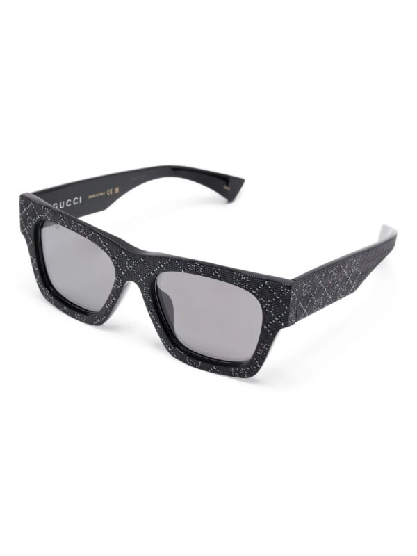 Gucci Eyewear Interlocking G zonnebril - Zwart