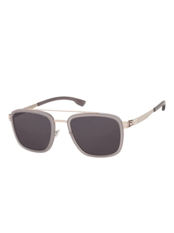 Ic! Berlin Zonnebril met vierkant montuur - BRONZE - GREY - MATT