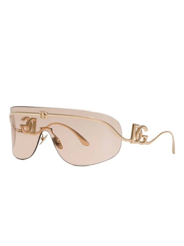 Dolce & Gabbana Eyewear Zonnebril met piloten montuur - Goud