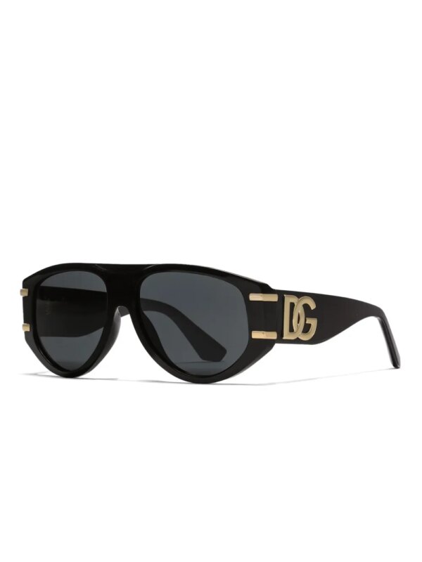 Dolce & Gabbana Eyewear DG Griffe zonnebril - Zwart