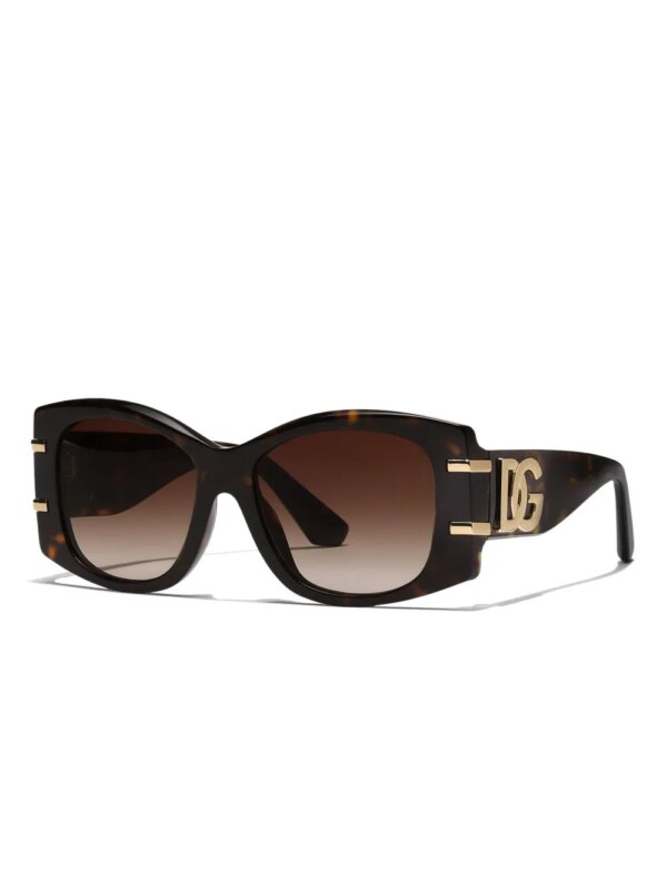 Dolce & Gabbana Eyewear DG Griffe zonnebril - Bruin