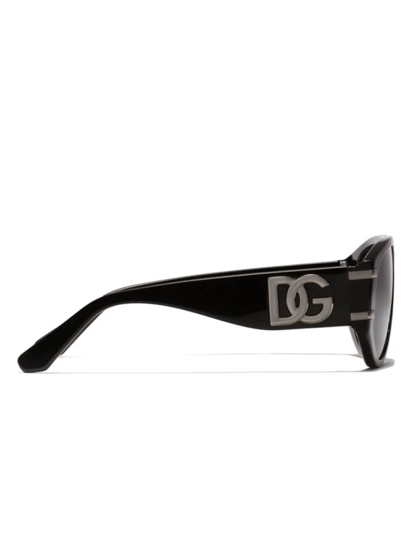Dolce & Gabbana Eyewear DG Griffe zonnebril - Zwart