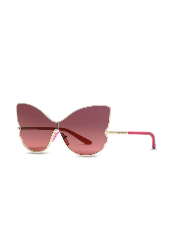 Dolce & Gabbana Eyewear Zonnebril met vlindermontuur - Roze