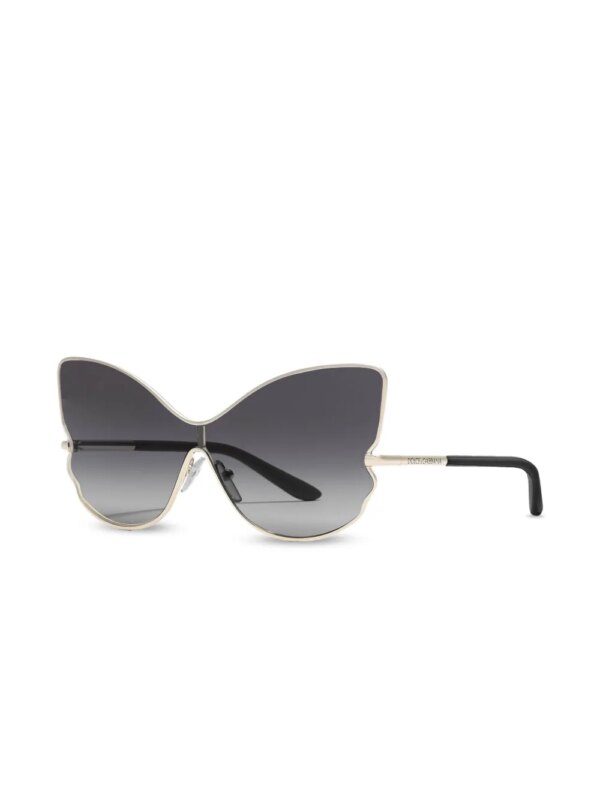 Dolce & Gabbana Eyewear Zonnebril met vlindermontuur - Zwart