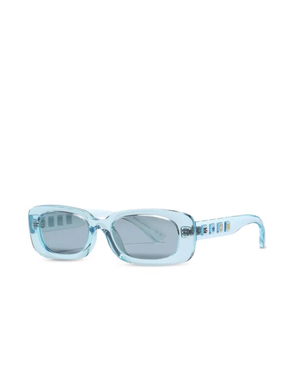 Dolce & Gabbana Eyewear Zonnebril met vierkant montuur - Blauw