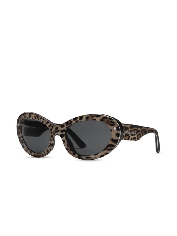 Dolce & Gabbana Eyewear Zonnebril met cat-eye montuur - Bruin