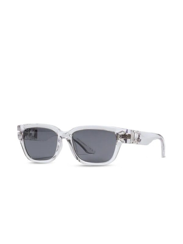 Dolce & Gabbana Eyewear Zonnebril met doorzichtig montuur - Wit