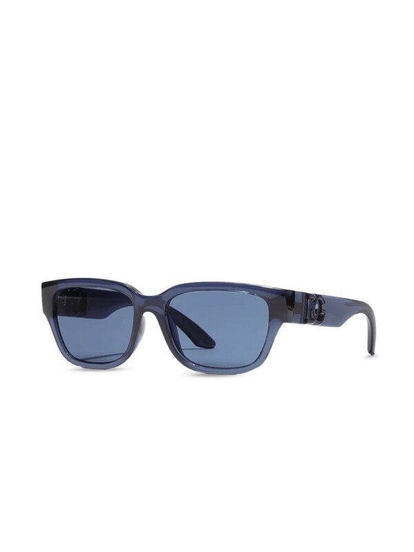 Dolce & Gabbana Eyewear Zonnebril met rechthoekig montuur - Blauw
