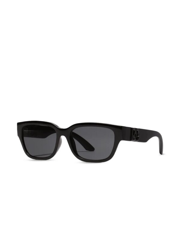 Dolce & Gabbana Eyewear Chunky zonnebril met vierkant montuur - Zwart