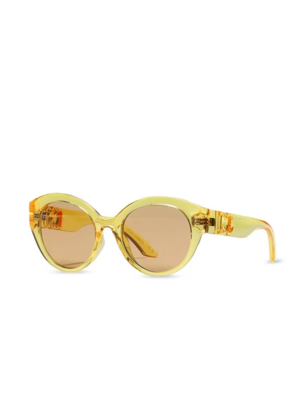 Dolce & Gabbana Eyewear Zonnebril met cat-eye montuur - Geel