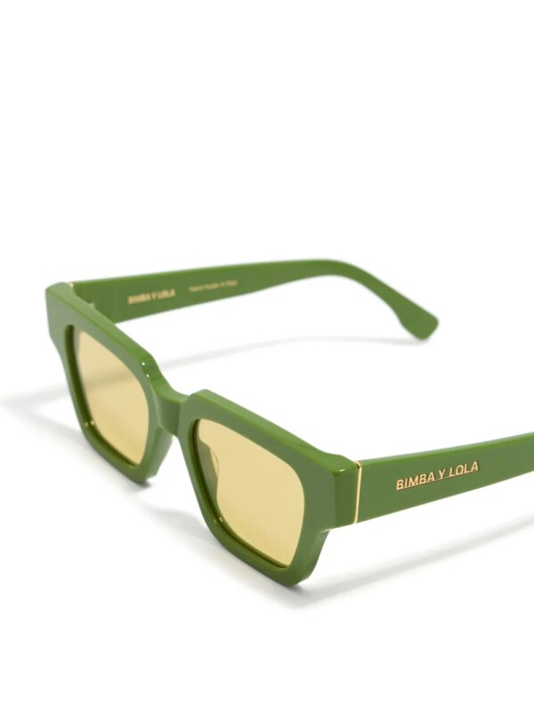 Bimba y Lola Zonnebril met vierkant montuur - Groen