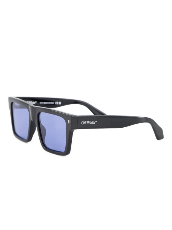 Off-White Eyewear Lawton zonnebril met vierkant montuur - Zwart