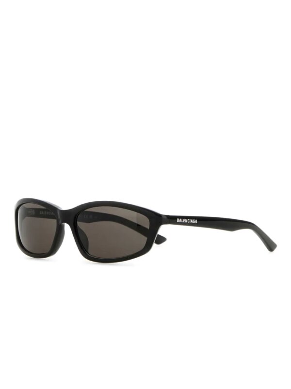Balenciaga Eyewear Zonnebril met logoprint - Zwart