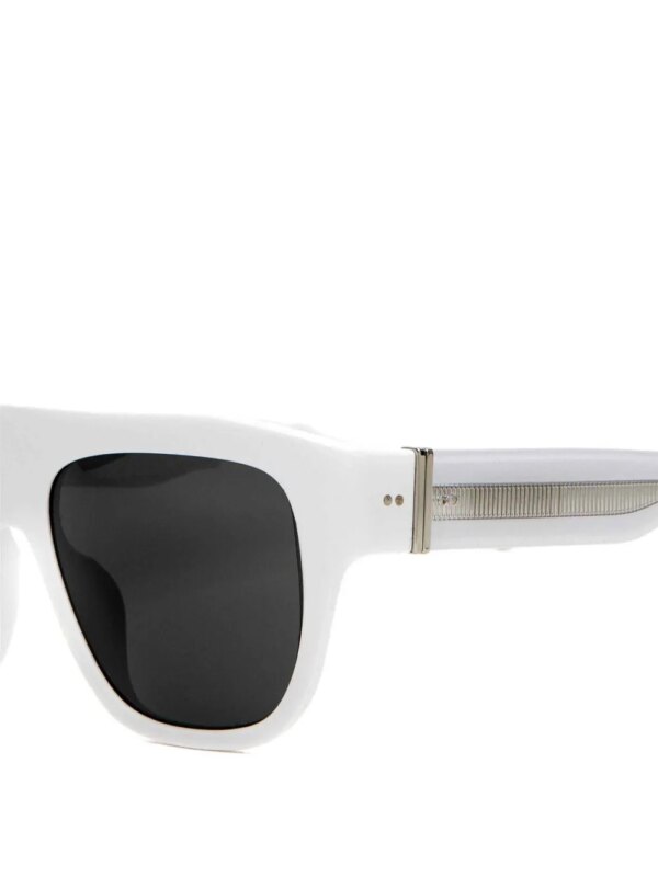 Dolce & Gabbana Eyewear Zonnebril met rond montuur - Wit