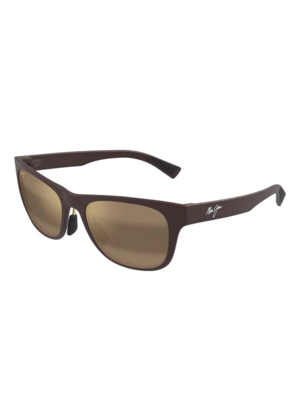 Maui Jim Zonnebril met rechthoekig montuur - Bruin