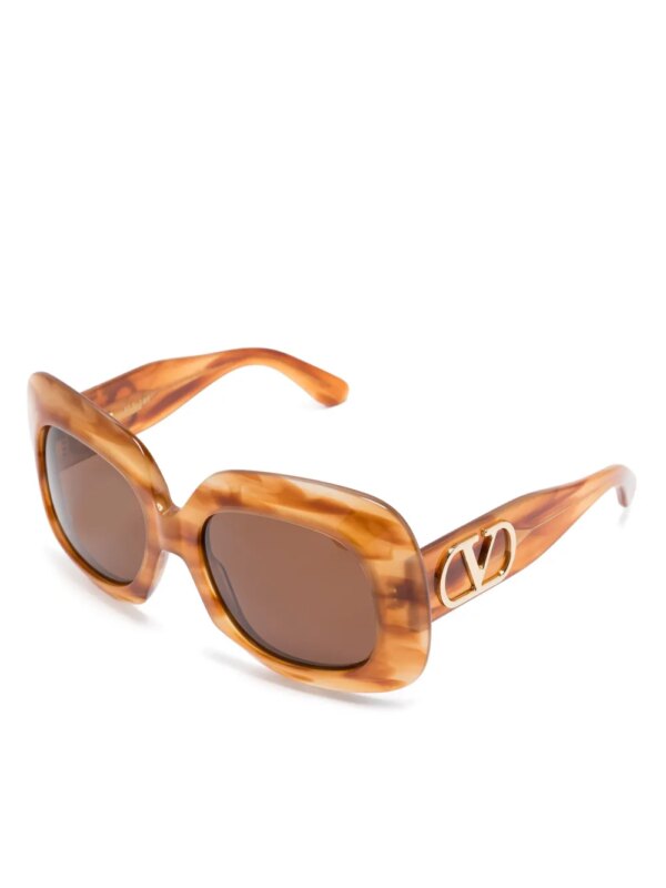 VALENTINO GARAVANI EYEWEAR VLogo Signature zonnebril - Bruin