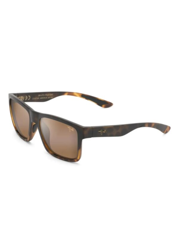 Maui Jim Zonnebril met vierkant montuur - Bruin