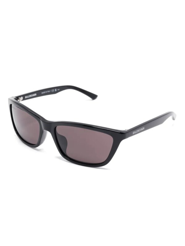 Balenciaga Eyewear Zonnebril met rechthoekig montuur - Zwart