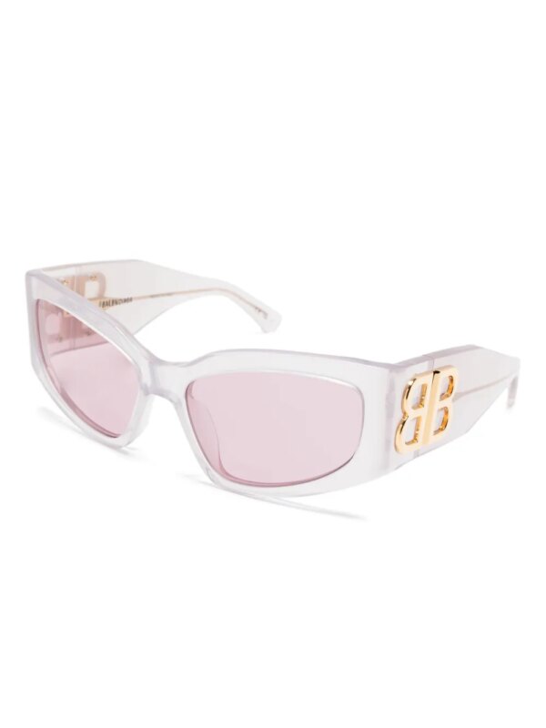 Balenciaga Eyewear Bossy zonnebril - Wit