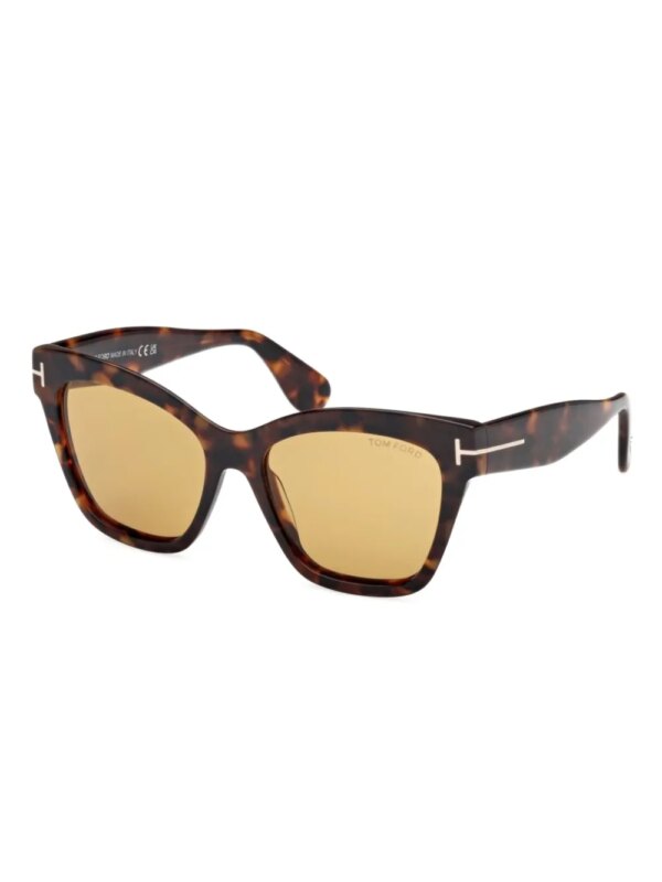 TOM FORD Eyewear Zonnebril met cat-eye montuur - Bruin