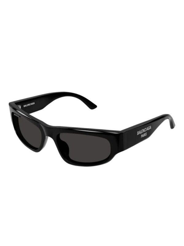 Balenciaga Eyewear Zonnebril met rechthoekig montuur - Zwart