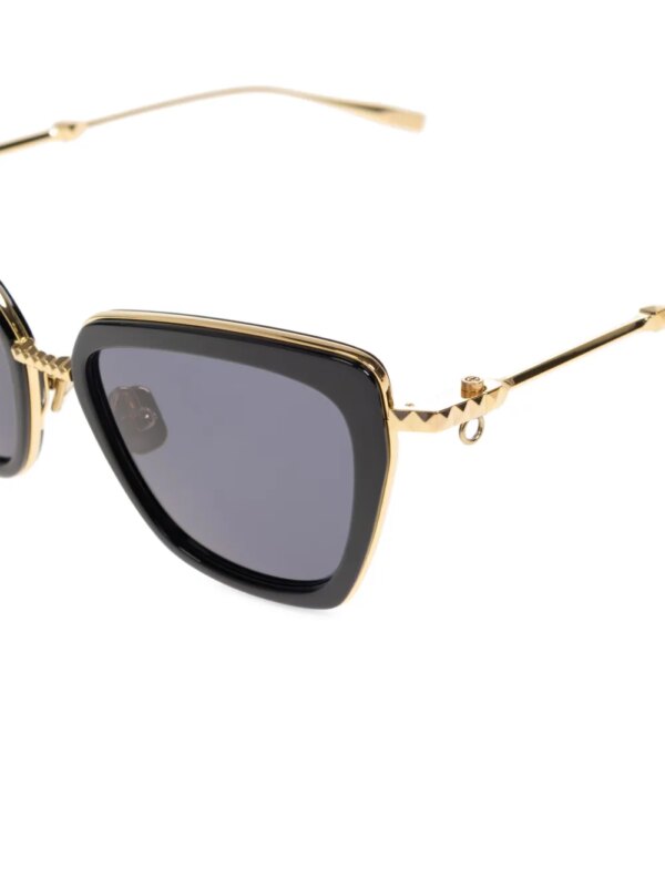 VALENTINO GARAVANI EYEWEAR Zonnebril met oversized montuur - Zwart