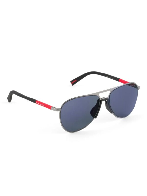 Prada Eyewear Linea Rossa zonnebril - Blauw