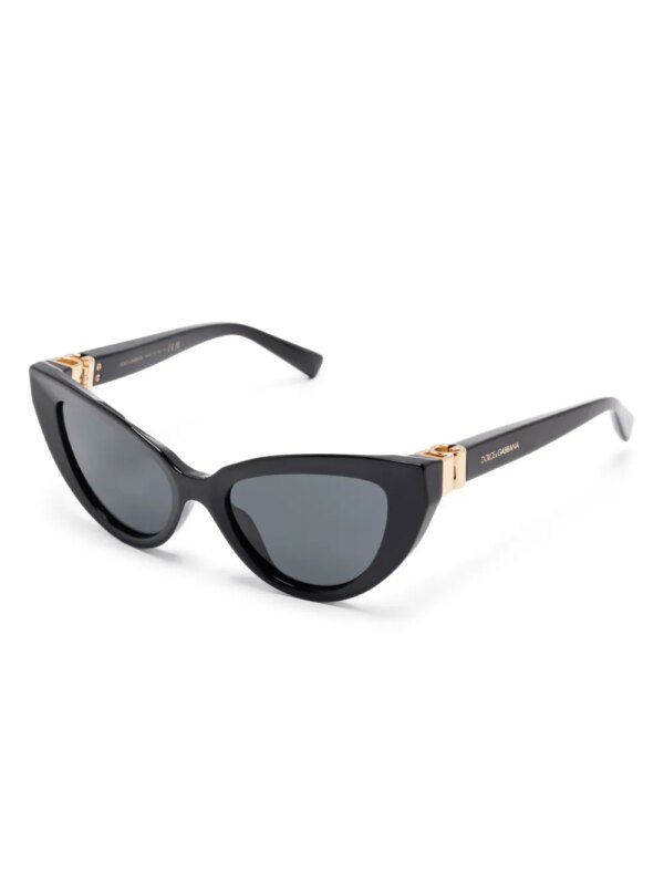 Dolce & Gabbana Eyewear Zonnebril met cat-eye montuur - Zwart