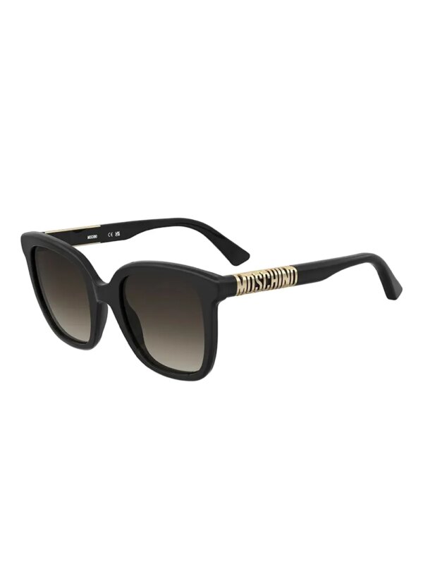 Moschino Eyewear Zonnebril met vierkant montuur - Zwart