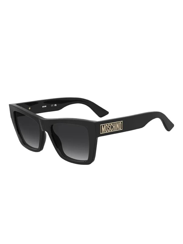 Moschino Eyewear Zonnebril met vierkant montuur - Zwart