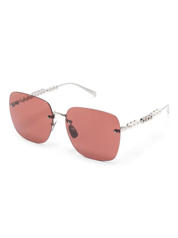 Gucci Eyewear 1923SA zonnebril - Zilver