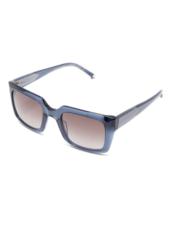 Aspinal Of London Zonnebril met vierkant montuur - Blauw