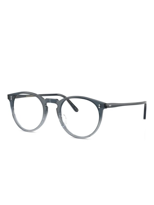 Oliver Peoples O'Malley zonnebril met rond montuur - Blauw