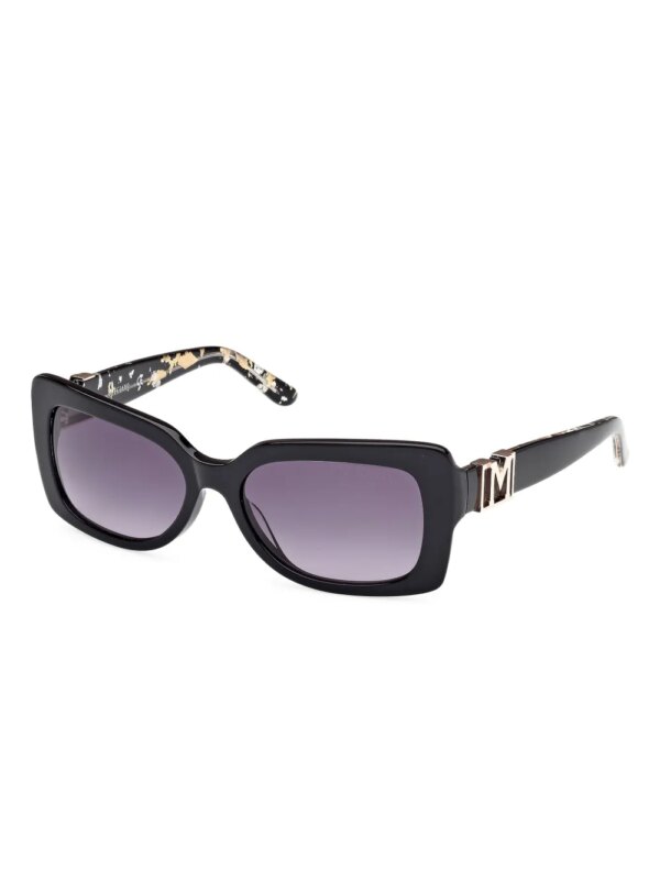 GUESS EYEWEAR Zonnebril met logo - Zwart