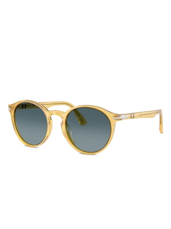 Persol Zonnebril met rond montuur - Geel