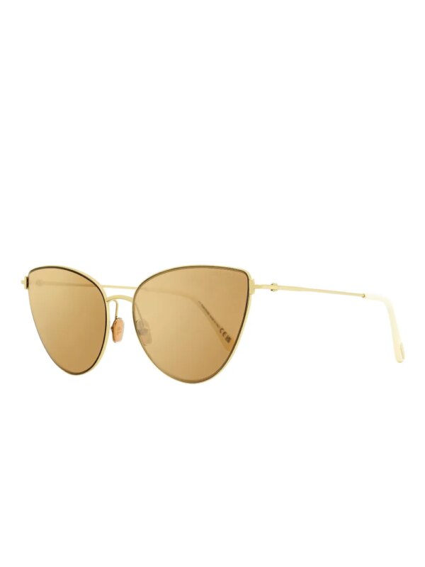 TOM FORD Eyewear Anya zonnebril met cat-eye montuur - Goud