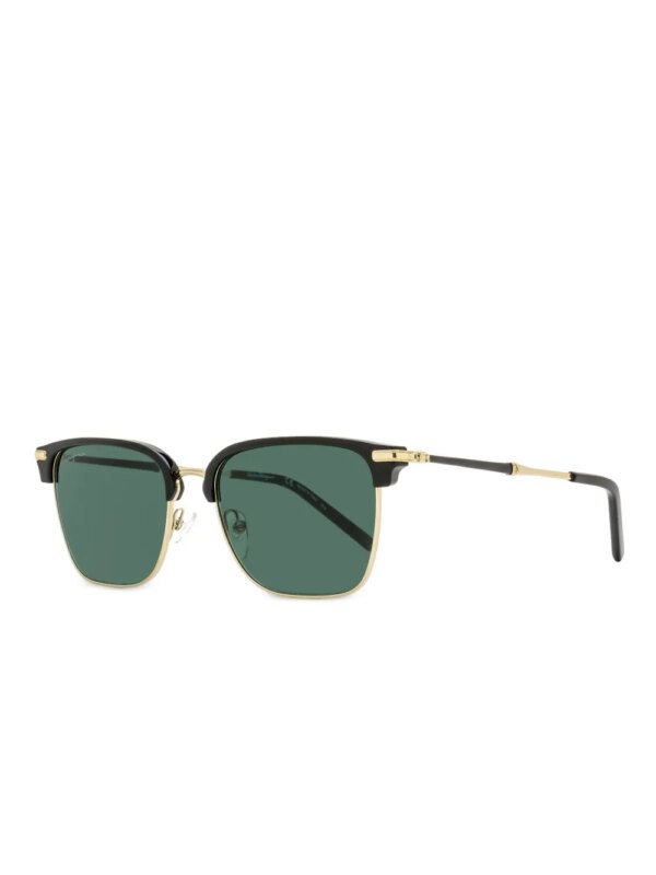 Ferragamo Eyewear Zonnebril met vierkant montuur - Goud