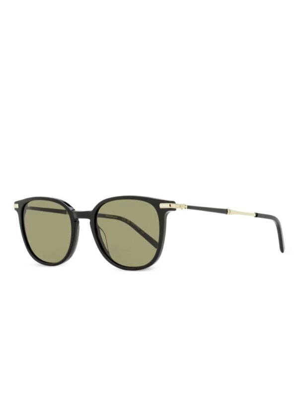 Ferragamo Eyewear Zonnebril met vierkant montuur - Zwart